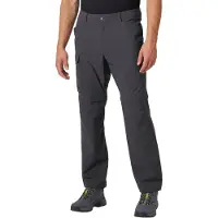 Helly Hansen Elv Light Zip Off, friluftsbyxor, Herr, Grå