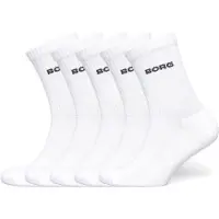Björn Borg Essential Crew Socks 5-pack Vit, 39-42