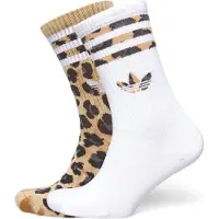 Adidas Originals Leopard Crew Strumpor 2-pack, storlek 46-48