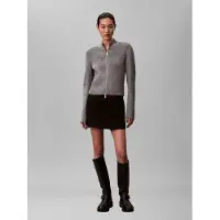 Calvin Klein Jeans Sculpted Knit Zip Up Cardigan