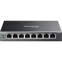 TP-LINK Omada ES208GP nätverksswitch 8-portars Gigabit lätthanterad 64 W PoE+