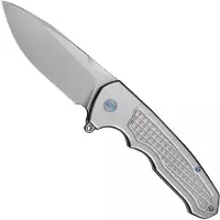 We Knife Starlash WE23011C-2 Stonewashed Böhler M390, Gray Titanium, pocket knife