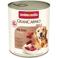 Animonda Gran Carno Adult med anka 6x800 g z kaczką dla dorosłych psów