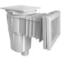 AstralPool Polyester 35665 6:e Graders Skimmer Standard Långt Munstycke Fyrkantigt Lock För Pool 17.5l