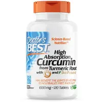Doctors Best , High Absorption Curcumin, 120 tabletter