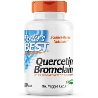 Doctors Best , Quercetin Bromelain, 180 Veggie kapslar