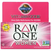 Elämän puutarha,Garden of Life - Vitamin Code RAW ONE for Women Variationer 75 vcaps