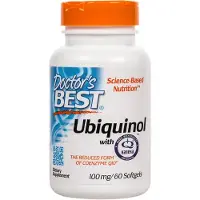 Doctors Best , Kaneka med Ubiquinol, 100 mg, 60 mjukelskapslar