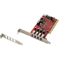 Renkforce 4 Port USB 3.0 kontrollerkort USB-A PCI