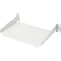 Renkforce RF-4746648 254 mm 10 tum Fast montering Lämplig för skåpdjup: från 300 mm Grå-vit (RAL 7035)