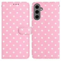 Mtp Products Samsung Galaxy S25+ plånboksfodral med prickmönster - rosa