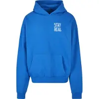 Mister tee Stay Real Oversized Huvtröja