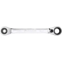 Toolcraft TO-5355795 Dubbel spärrnyckel set Nyckelvidd (Metrisk) (för titel) 10 - 19 mm