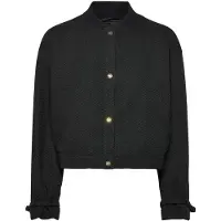 HUGO Oversized-fit blazer in bouclé fabric