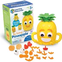 Learning Resources Big Feelings Pineapple: SEL-leksak med 26 ansiktsdelar för kreativ lek, kroppsmedvetenhet och motsatser (Från 3 år)