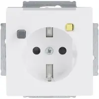 ABB 2CKA003116A0662 Skyddskontaktuttag Petskydd IP20 alarmvitt, Vit