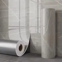 Warmth Home 1 Rulle Marmor Tjockt Skum Imitation Kakel Självhäftande Tapet Sovrum Vardagsrum Dekoration Badrum Vattentät Väggklistermärke 40cmX3m