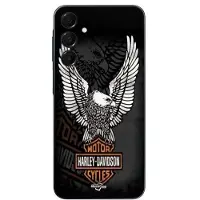 MANIACASE Fodral För Samsung Galaxy A15 harley-davidson-mini-affisch-logotyp-örn svart