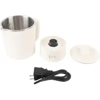 OutsideWorld Bärbar elektrisk vattenkokare Livsmedelsklassat rostfritt stål 600ML Vikbar te- och kaffekokare med 2 L(for 6.5-9kg)