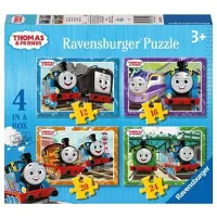Ravensburger Thomas & Friends Pussel för Barn 3+ år - 4 i Lådan (12, 16, 20, 24 Bitar)