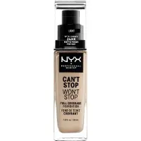 Nyx Can't Stop Won't Stop 24-Hour Foundation Flytande foundation 30 ml Nr. 05 - Light