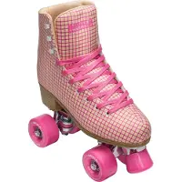 Impala Rullskridskor - Quad Skate - Rosa Tartan - - 39 - Rullskridskor