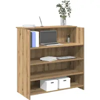 vidaXL Receptionsdisk artisan ek 100x50x103,5 cm konstruerat trä