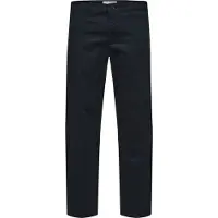 Selected New Miles Straight Fit Chinobyxor