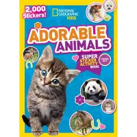 Kids Adorable Animals Super Sticker Activity Book: Two Books in One with 2,000+ Stickers!