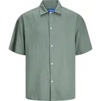 Jack & Jones Faro Linen Oversized Kortärmad Skjorta