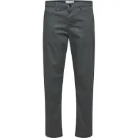 Selected New Miles Straight Fit Chinobyxor