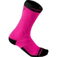 Dynafit - Trail running kläder - Ultra Cushion Socks Pink Glo för Unisex - Storlek 39-42 - Rosa