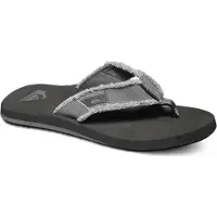 Quiksilver Monkey Abyss - Flip-flops - Herr Grey / Black / Brown 45