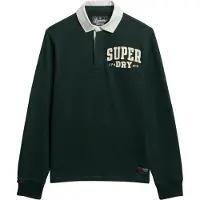 Superdry Vintage Athletic Rugby Pikétröja Med Lång ärm