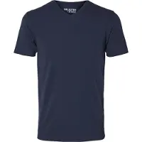 Selected T-shirt marinblå