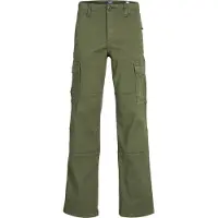 Jack & jones Junior Byxa 'JPSTKane JJHarlow' oliv