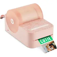 HP Sprocket Panorama färg- och fotoetikettskrivare ZINK Bluetooth, rosa