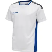 Hummel Matchtröja Authentic Poly - Vit/Blå Barn, storlek 116 cm