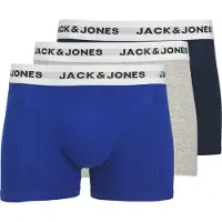 Jack & Jones Boxershorts 'JACJOE' blå / marinblå / gråmelerad / vit