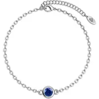 MYC Paris Birth Stone Armband - Silver och Marinblå