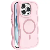 Mtp Products iPhone 16 Pro Vågkant Magnetiskt hybrid skal - Rosa