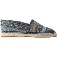 Dolce&Gabbana Vävd läder espadrillos slipon