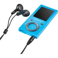 Intenso Video Scooter BT, MP3-spelare, 16 GB, LCD, USB 2.0, Blå, Hörlurar