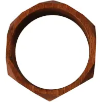 Costume National Damernas Bruna Träarmband med Logotyp