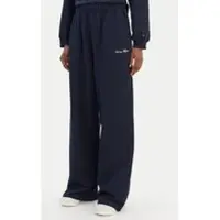 Tommy Hilfiger Logo Embroidery Wide Leg Joggers