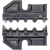 Knipex 97 49 30 Crimpinsats Oisolerad strömkontakt 1.5 till 4 mm² Passar märke 97 43 200, 97 43 E, 97 43 E AUS, 97 43 E UK, 97 43 E US