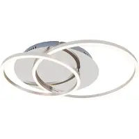 Briloner LED taklampa Frame, dimbar, Förkromad / silver, Vardagsrum / matsal, Metall, Modern, LED-taklampa