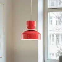 Aldex Hänglampa Uto , dimbar, Röd, Vardagsrum / matsal, Metall, Modern, Pendellampa