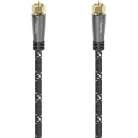 Ginza.se HAMA Antenna Cable SAT 120dB F-F Black/Grey 1.5m