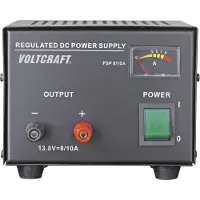 Voltcraft FSP-1138 Laboratorieaggregat, fast spänning 13.8 V/DC 8 A 110 W Antal utgångar 1 x